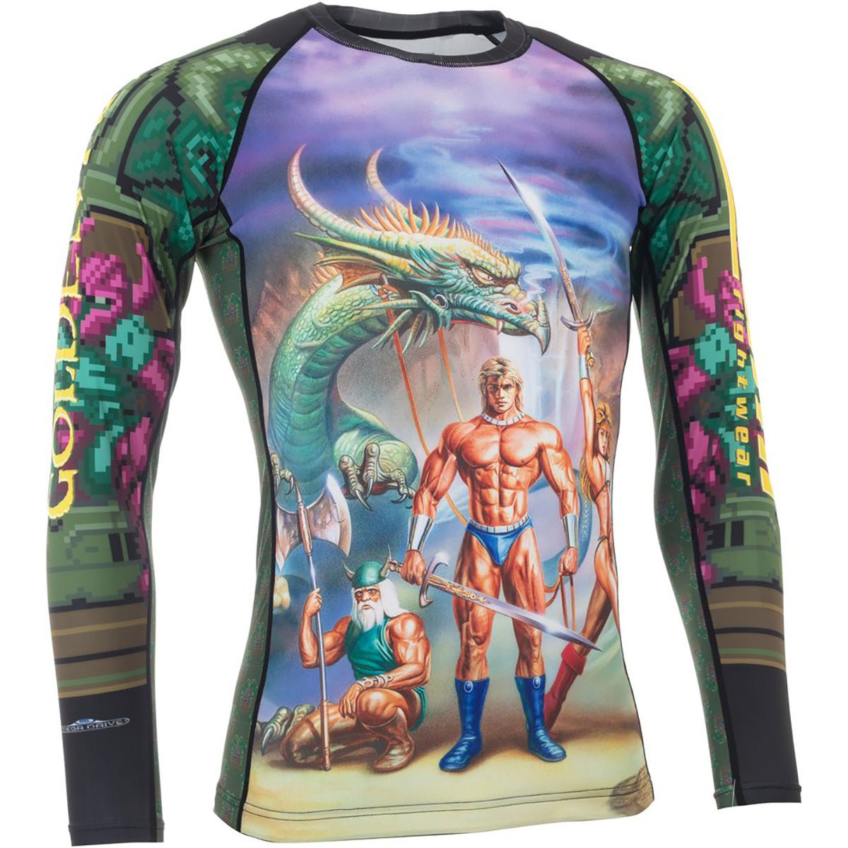 Tatami Fightwear x Sega Golden Long Sleeve BJJ Rashguard - Forza Sports