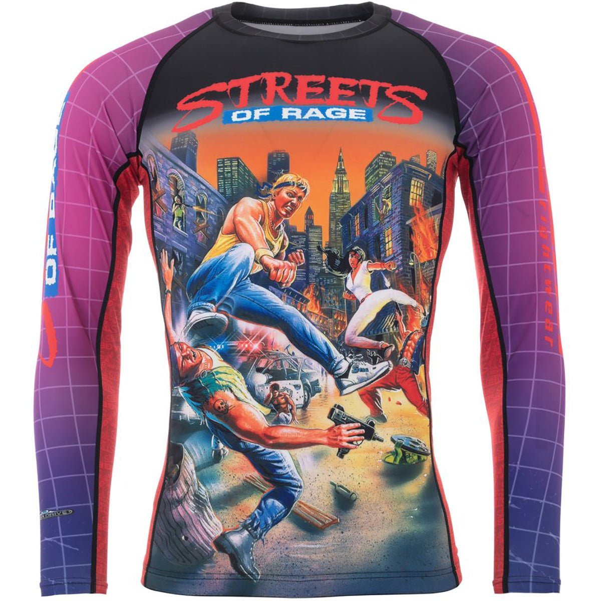 Tatami Fightwear Sega Streets Of Rage Long Sleeve BJJ Rashguard - Forza Sports