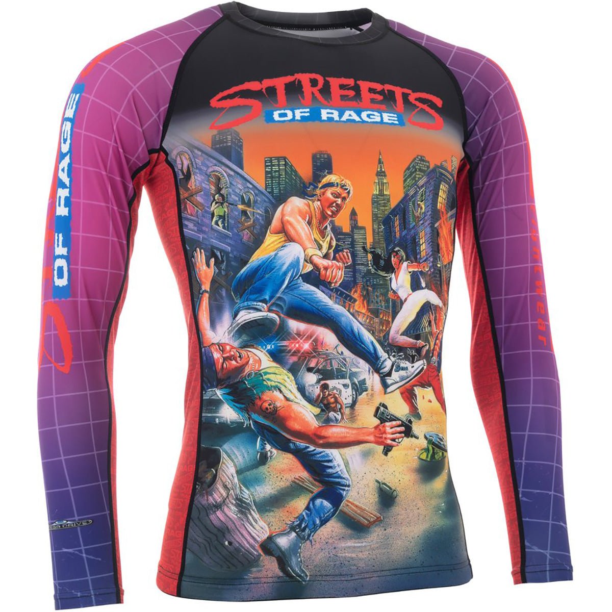 Tatami Fightwear Sega Streets Of Rage Long Sleeve BJJ Rashguard - Forza Sports