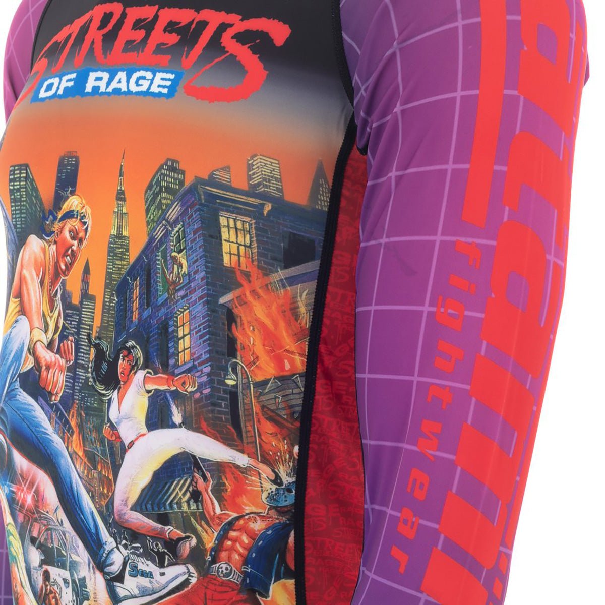 Tatami Fightwear Sega Streets Of Rage Long Sleeve BJJ Rashguard - Forza Sports
