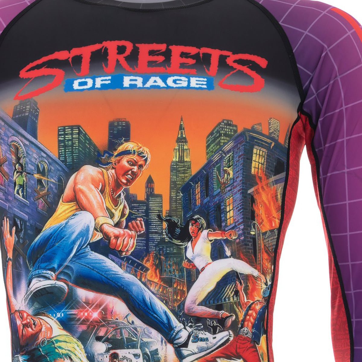 Tatami Fightwear Sega Streets Of Rage Long Sleeve BJJ Rashguard - Forza Sports