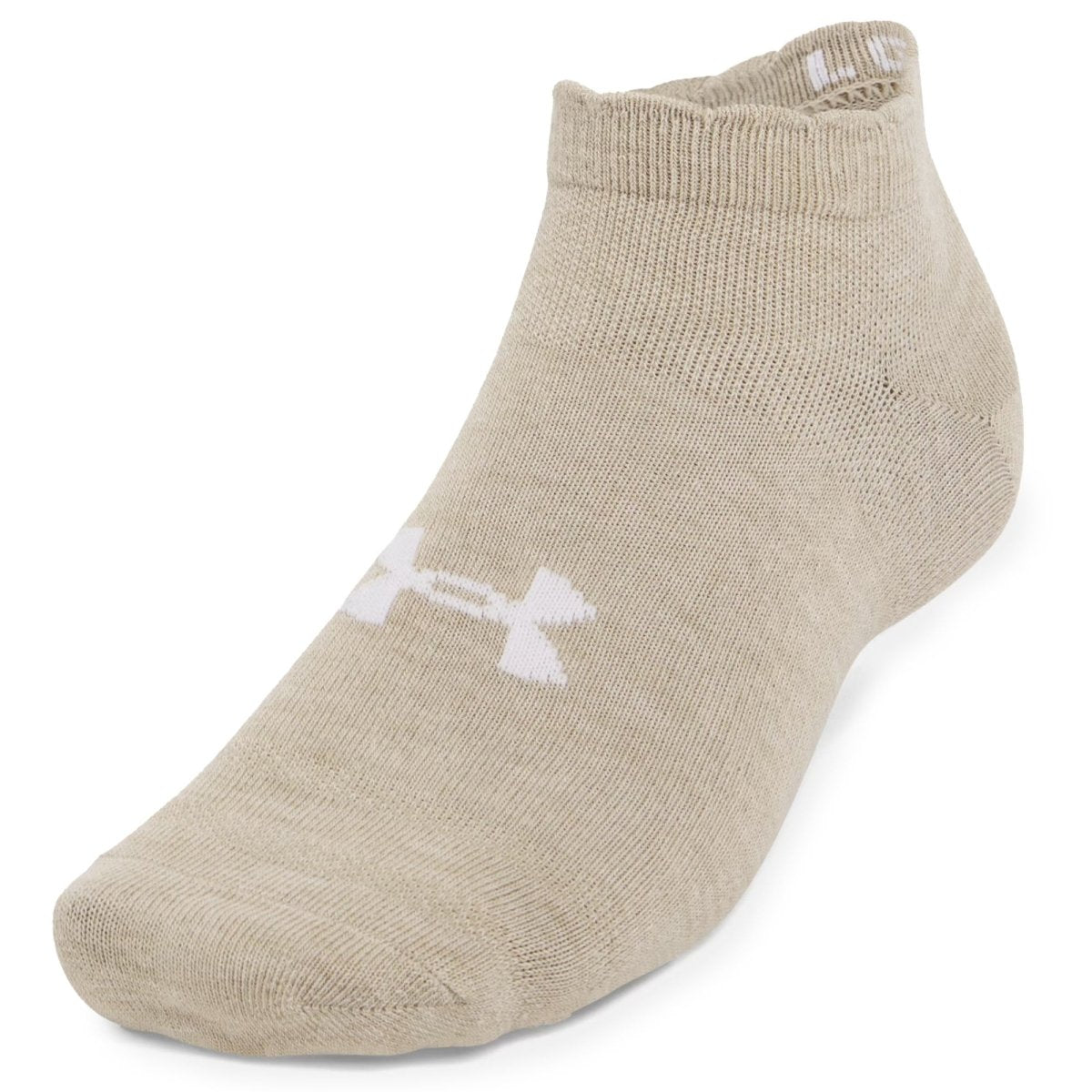 Under Armour Essential Low-Cut Socks 6-Pack - City Khaki/White - Forza Sports
