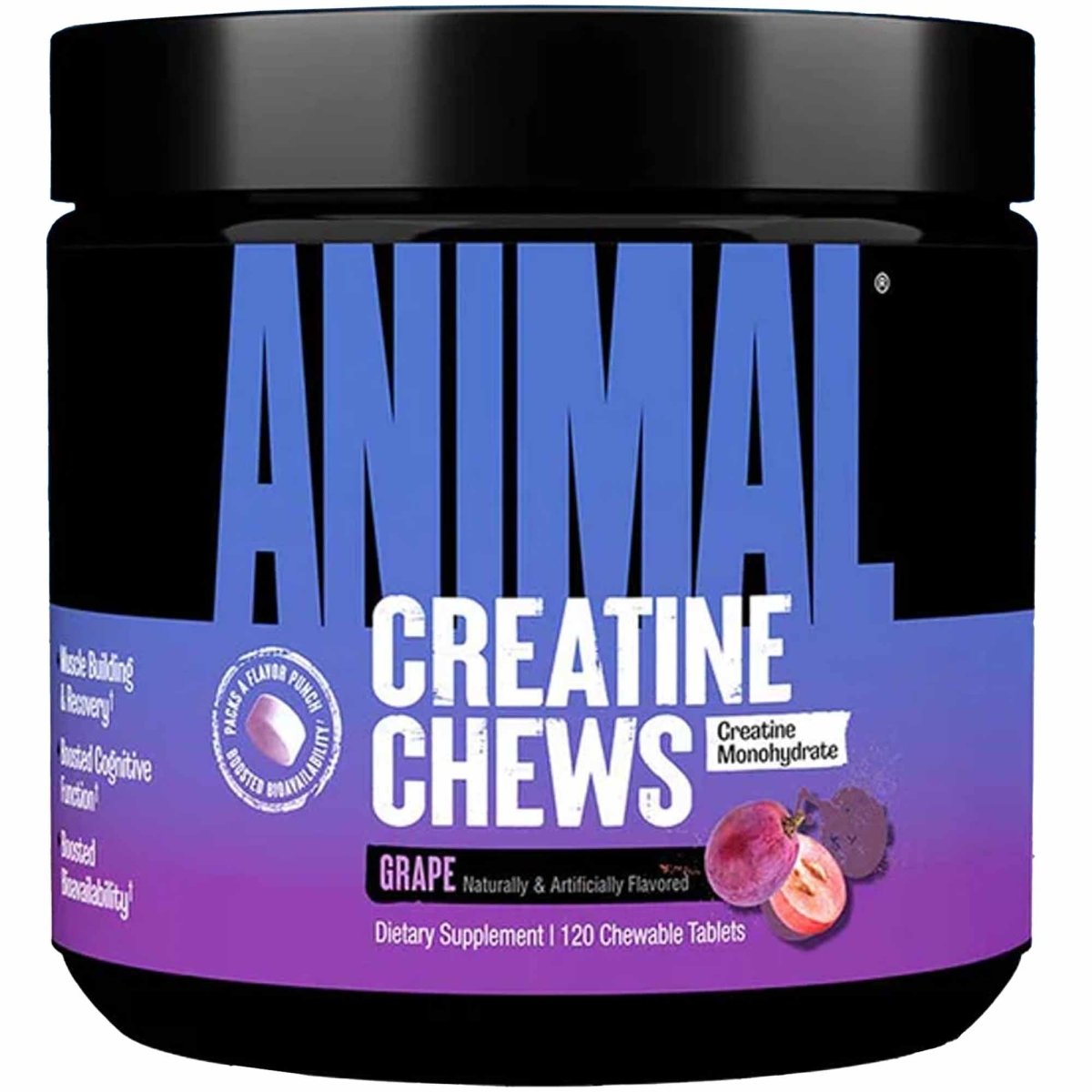 Universal Nutrition Animal Creatine Chews - 120 Tablets - Forza Sports