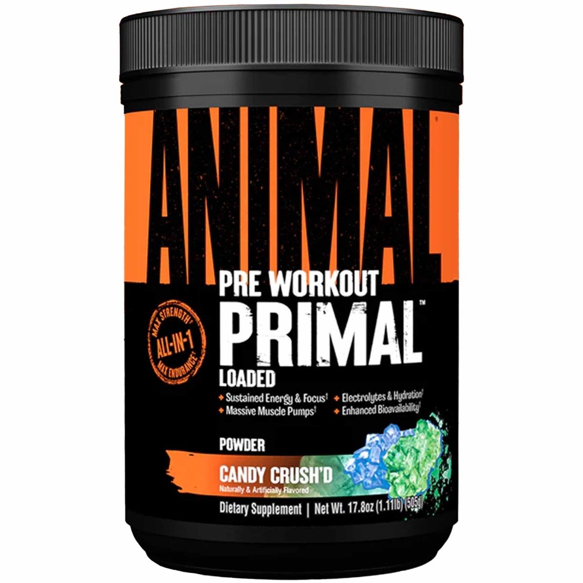 Universal Nutrition Animal Primal Pre - Workout Powder Supplement - 25 Servings - Forza Sports