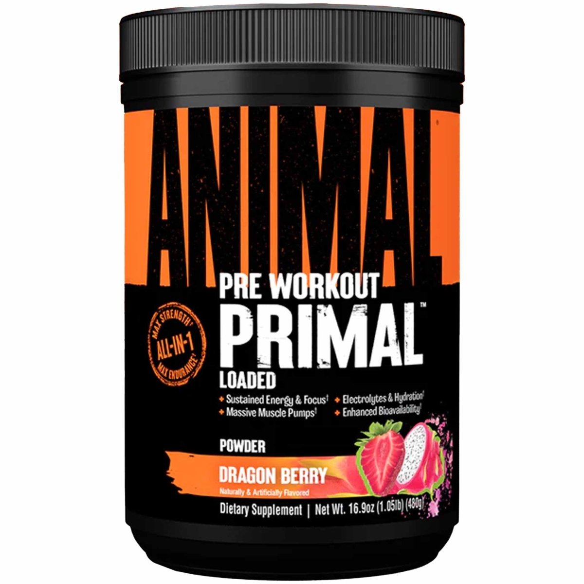 Universal Nutrition Animal Primal Pre - Workout Powder Supplement - 25 Servings - Forza Sports