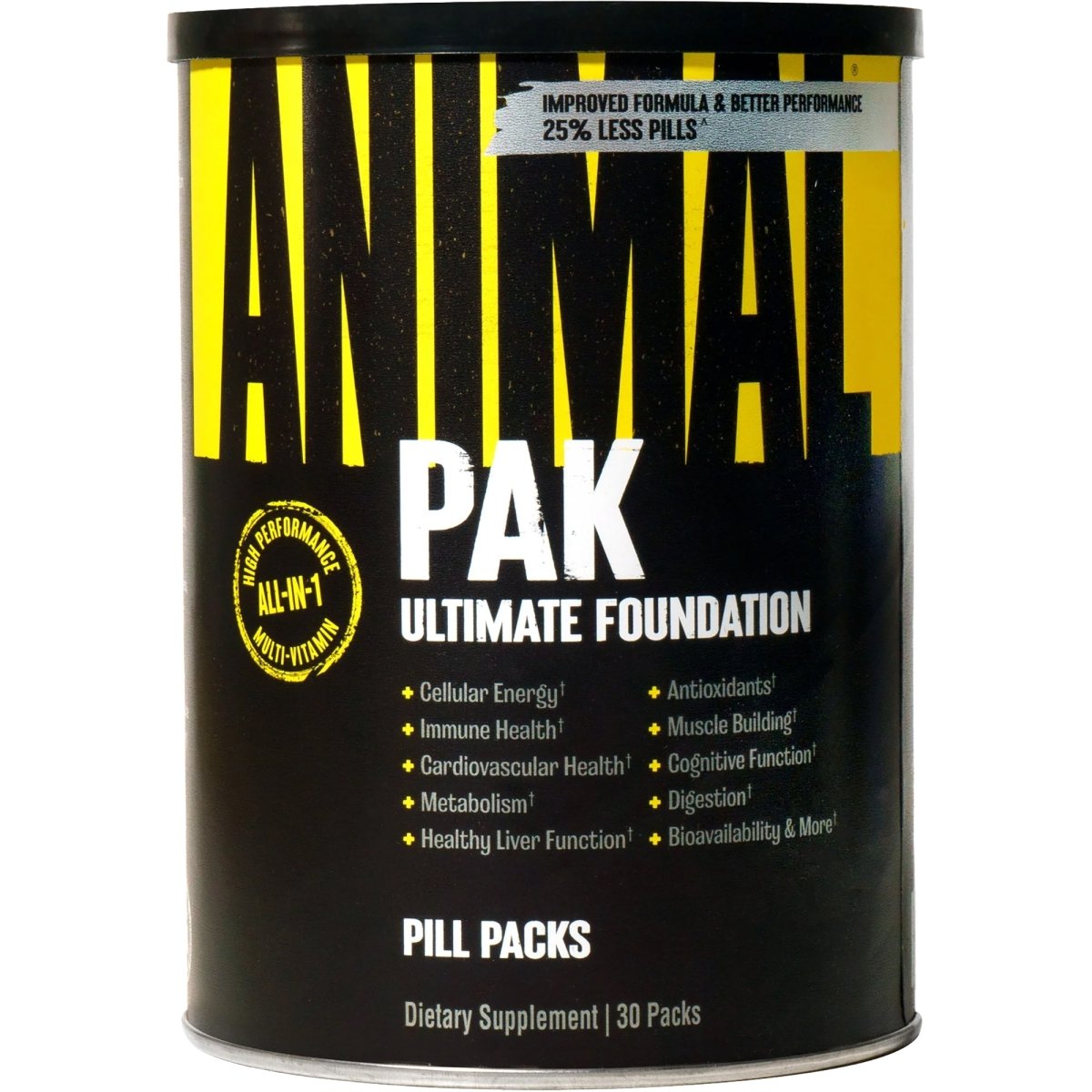 Universal Nutrition Animal Pak Dietary Supplement - 30 Packs - Forza Sports