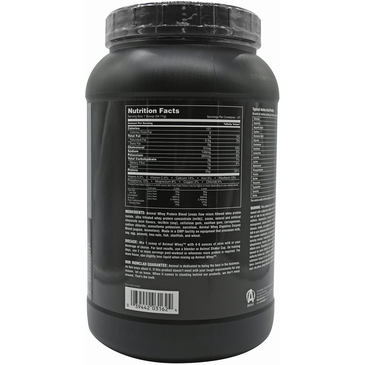 Universal Nutrition Animal Whey - About 27 Servings - Chocolate - Forza Sports