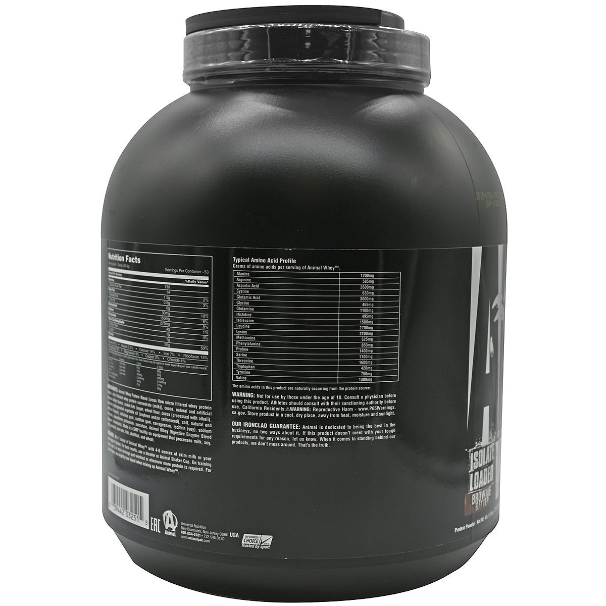 Universal Nutrition Animal Whey - 54 Servings - Brownie Batter - Forza Sports
