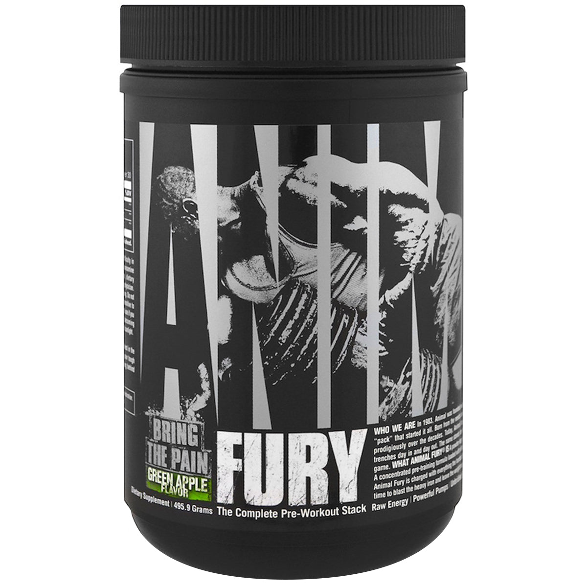 Universal Nutrition Animal Fury Dietary Supplement - Green Apple - 30 Servings - Forza Sports