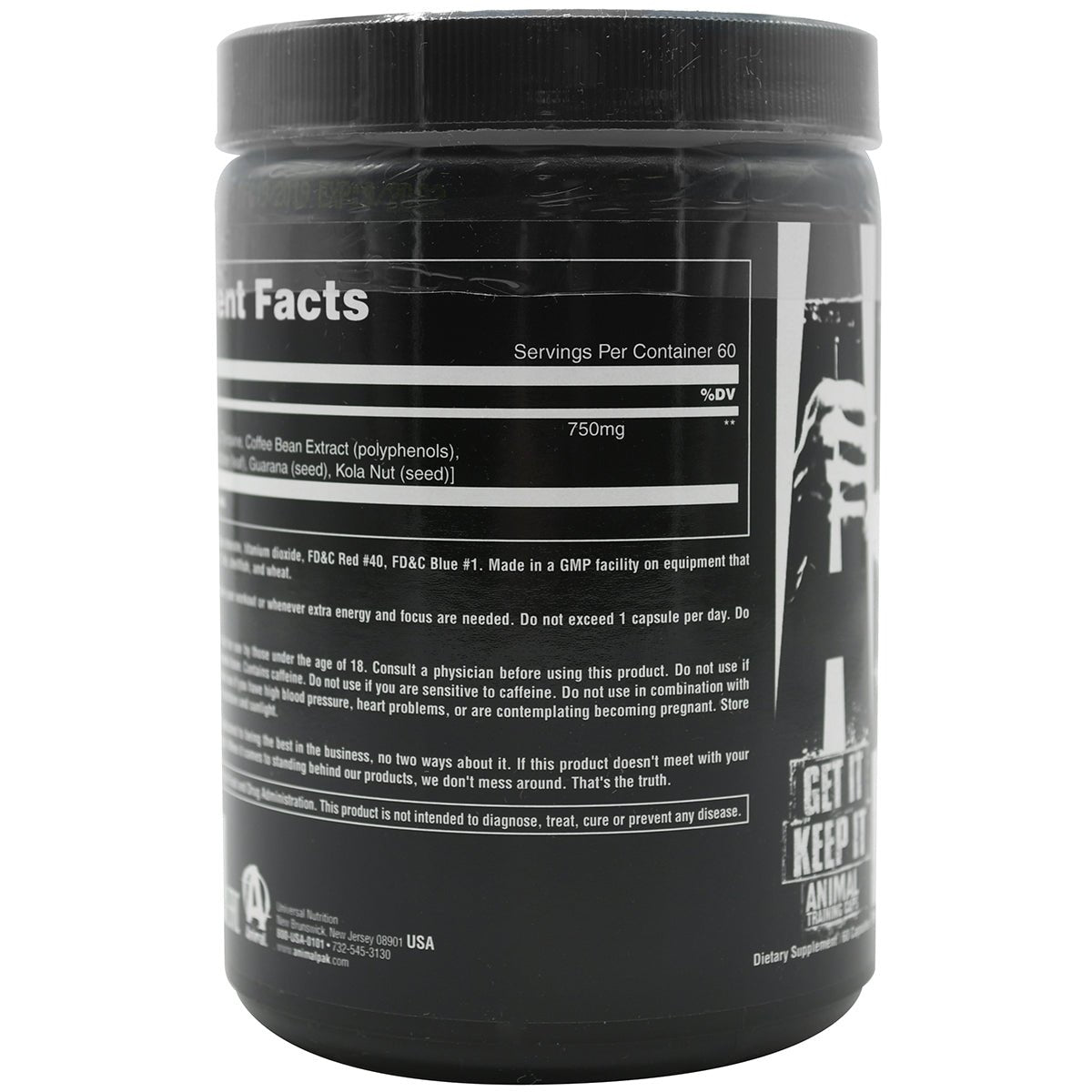 Universal Nutrition Animal Energy Dietary Supplement - 60 Capsules - Forza Sports