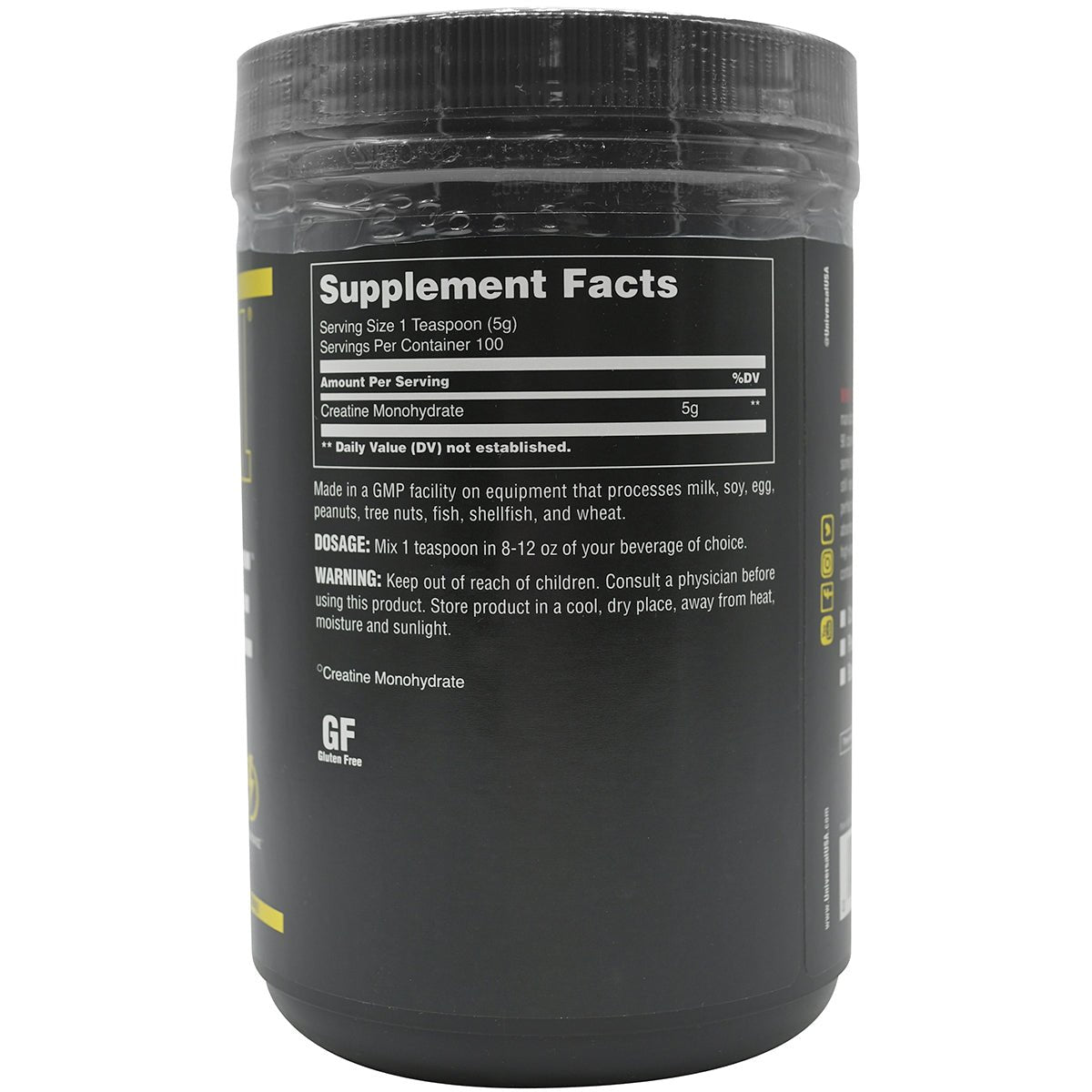Universal Nutrition Creatine Powder Dietary Supplement - Forza Sports