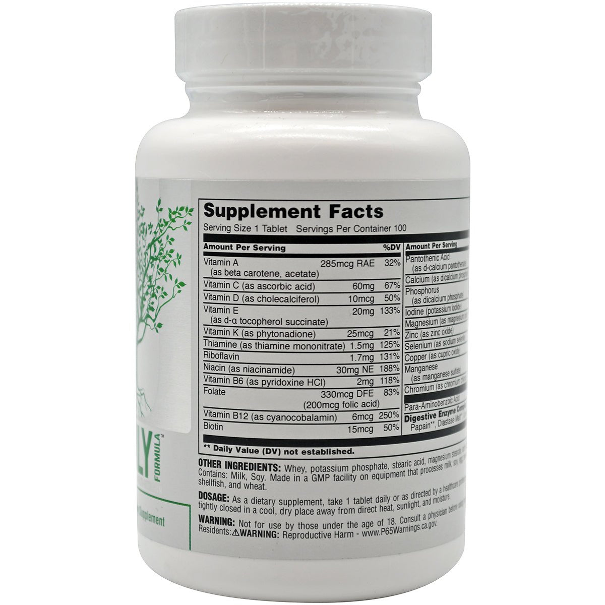 Universal Nutrition Daily Formula Dietary Supplement - 100 Tablets - Forza Sports