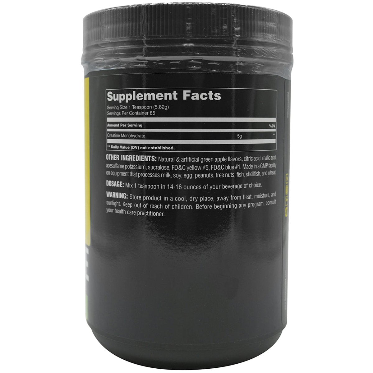 Universal Nutrition Creatine Powder Supplement - 85 Servings - Fruit Punch - Forza Sports