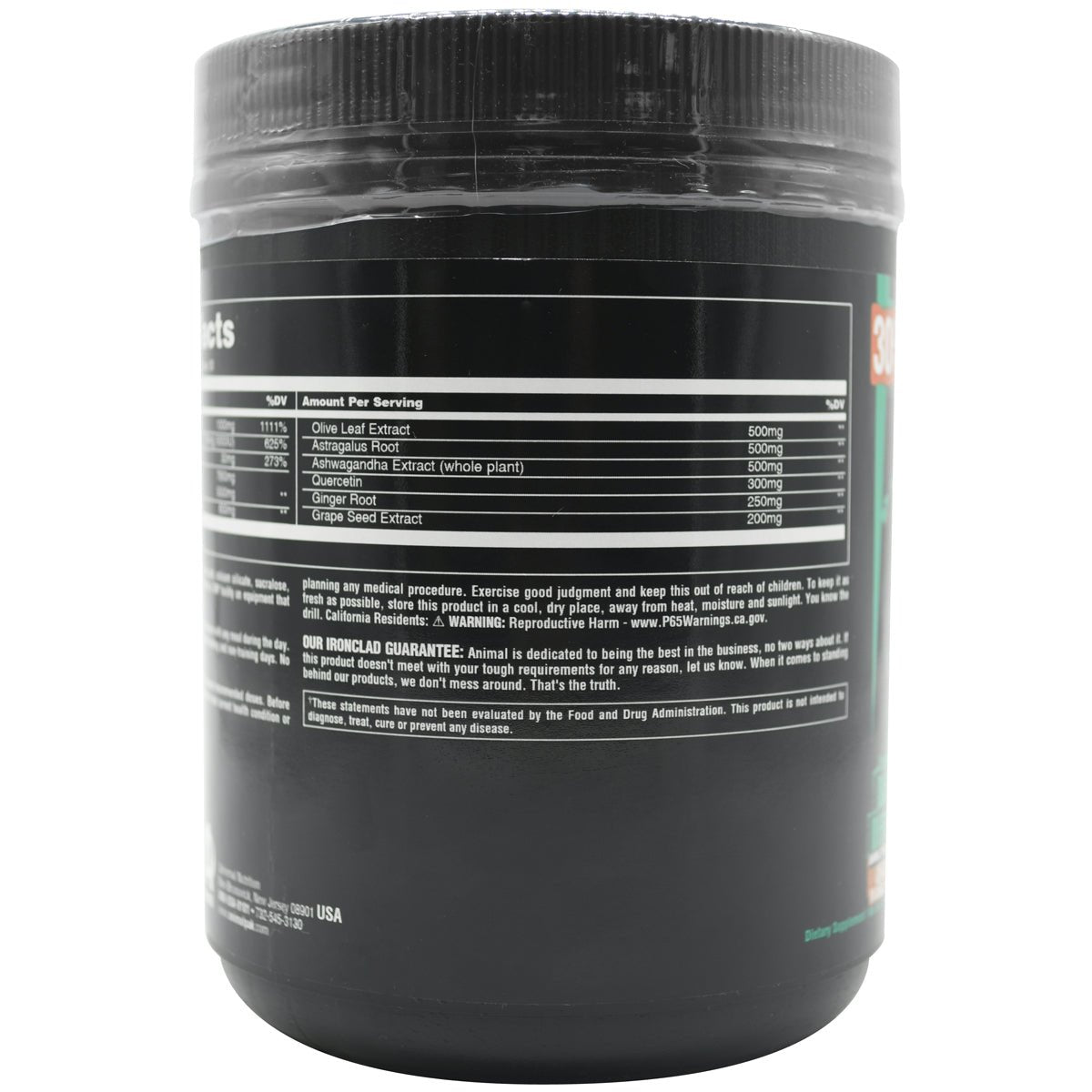 Universal Nutrition Animal Immune Support Pak Powder - 30 Servings - Orange Mango - Forza Sports