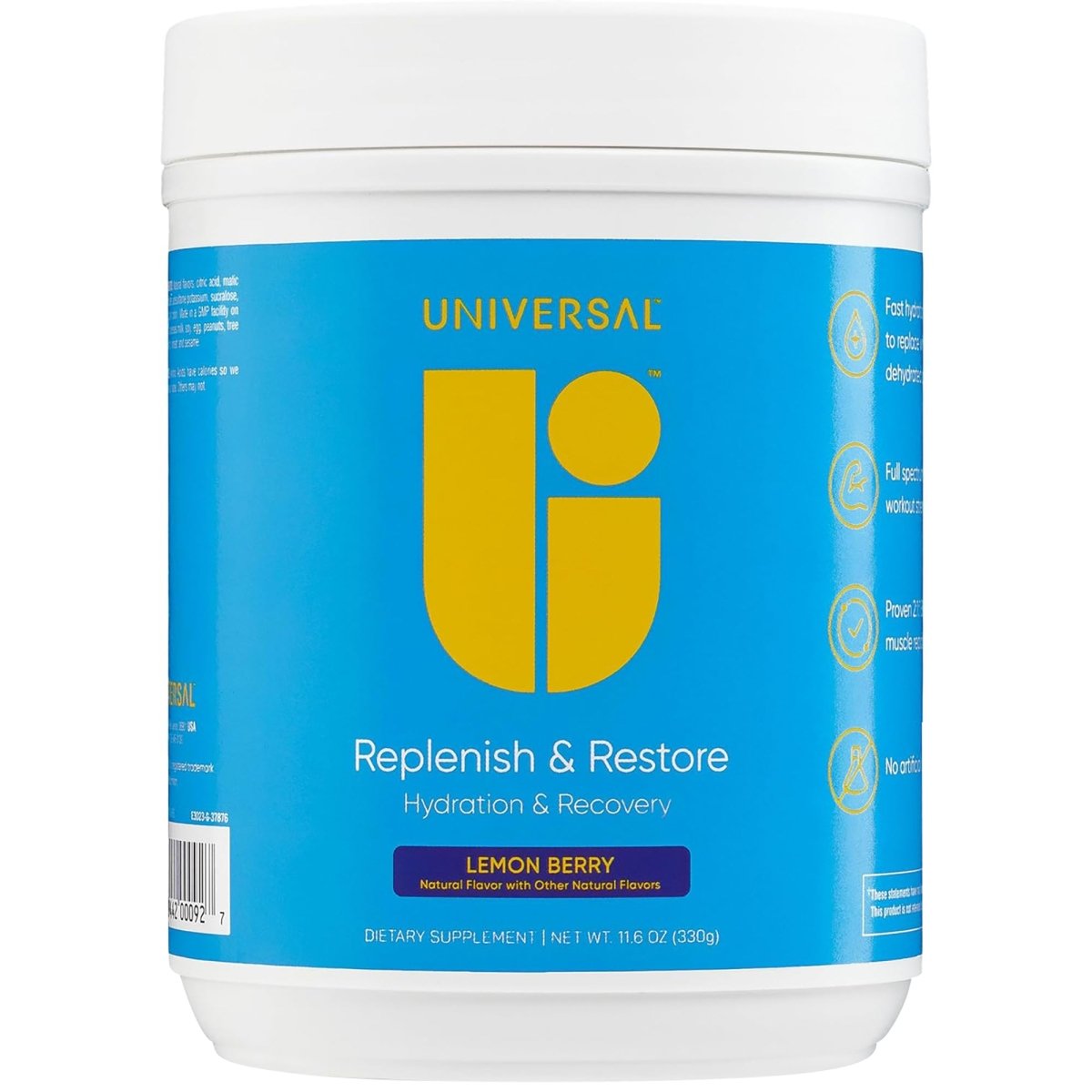 Universal 11.6 oz. Replenish and Restore Powder Dietary Supplement - Forza Sports