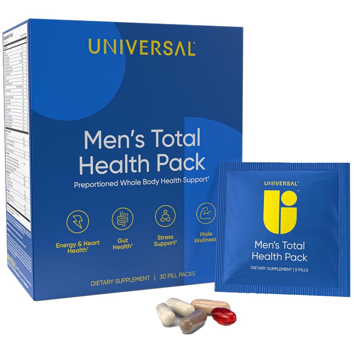 Universal Men's Total Health Pack Dietary Supplement - 30 Packs - Forza Sports