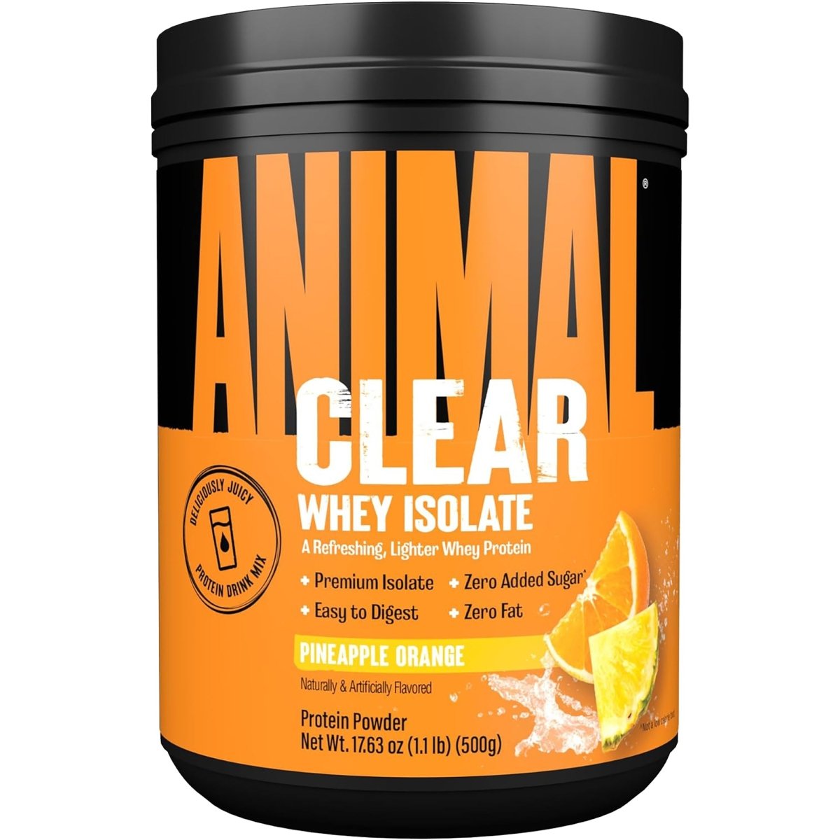 Universal 1.1 lb Animal Clear Whey Isolate Protein Powder