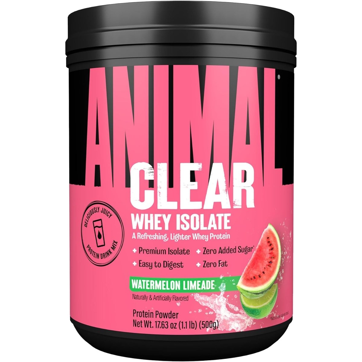 Universal 1.1 lb Animal Clear Whey Isolate Protein Powder