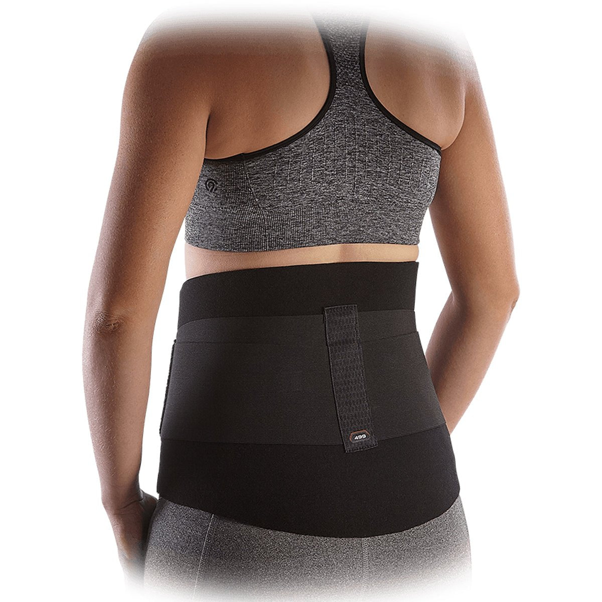 McDavid Adult TrimTech Waist Trimmer Belt with Core Support - Black - Forza Sports