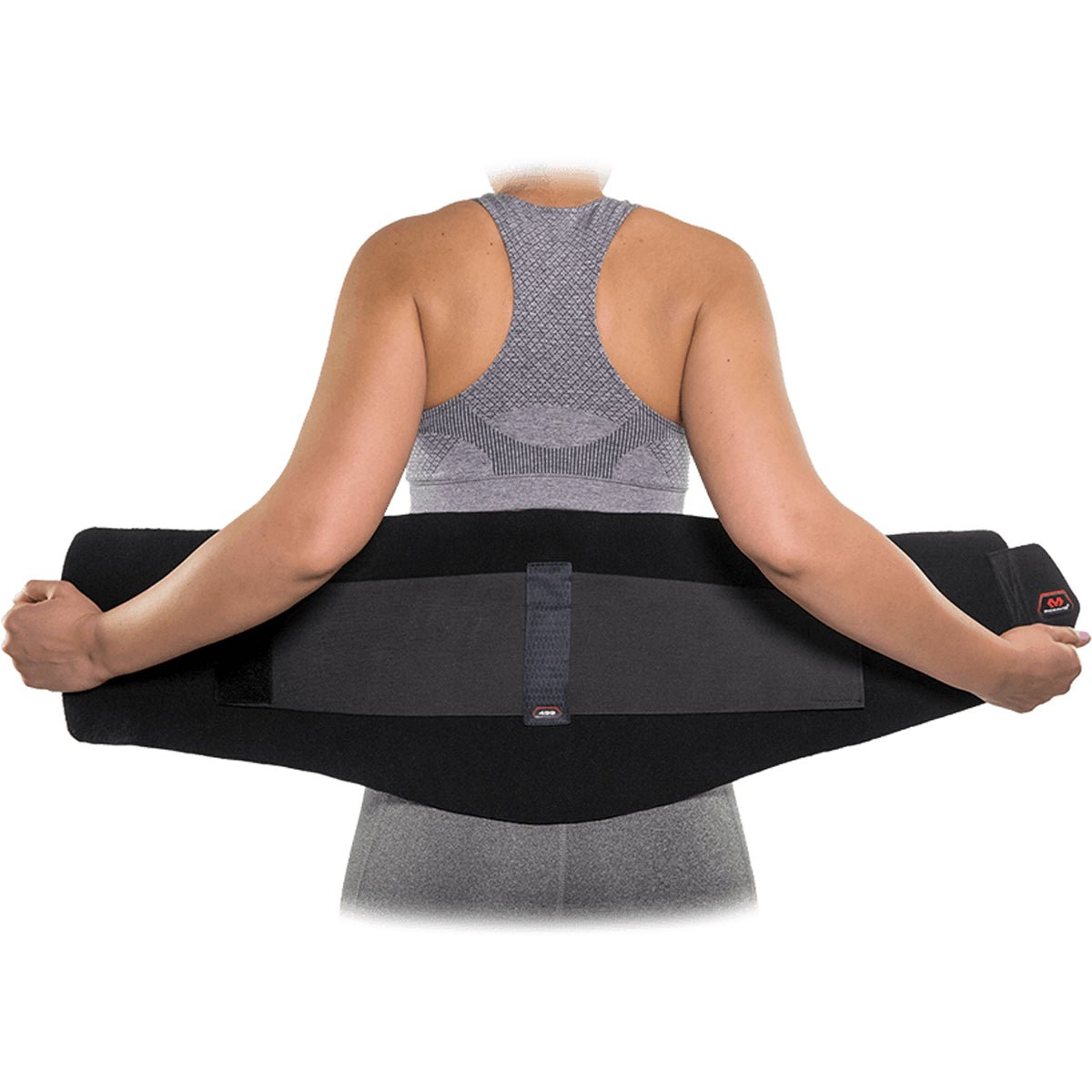 McDavid Adult TrimTech Waist Trimmer Belt with Core Support - Black - Forza Sports