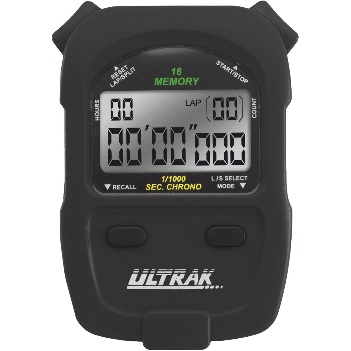 Ultrak 460 - 16 Lap or Cumulative Split Memory Stopwatch - Forza Sports