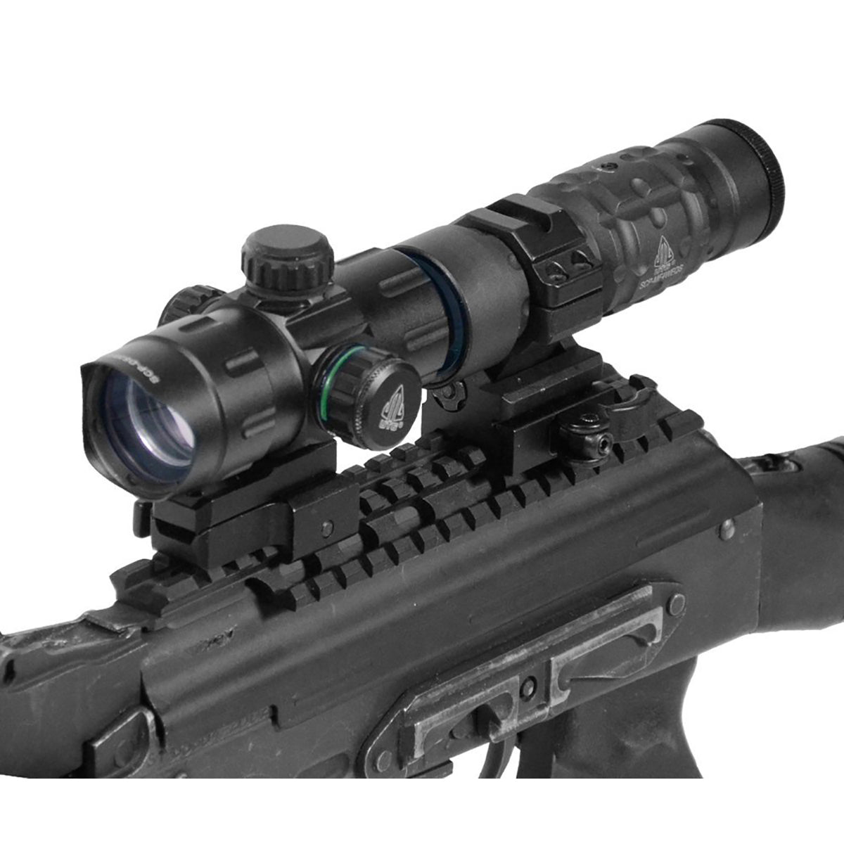 UTG 4" ITA Red/Green Tactical Dot Sight with Riser Adapter - Forza Sports