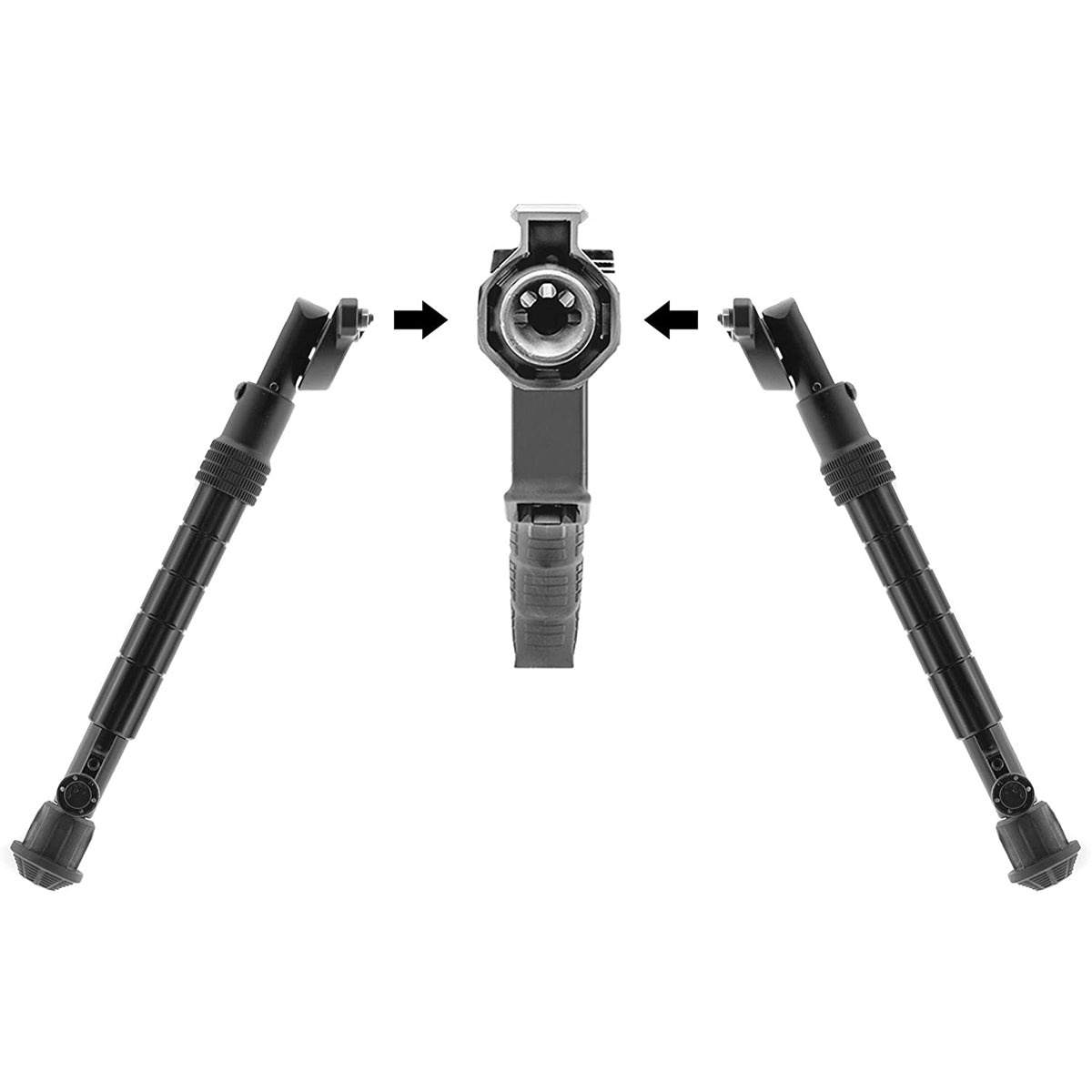 UTG Recon Flex M - LOK Bipod - Matte Black - Forza Sports