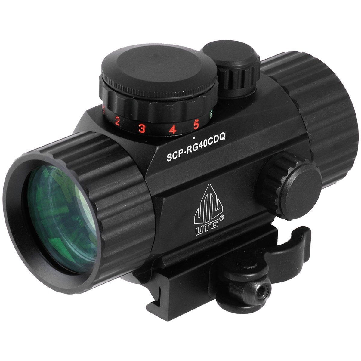 UTG 3.8" ITA Red/Green Circle Dot Sight, w/Integral QD Mount - Forza Sports