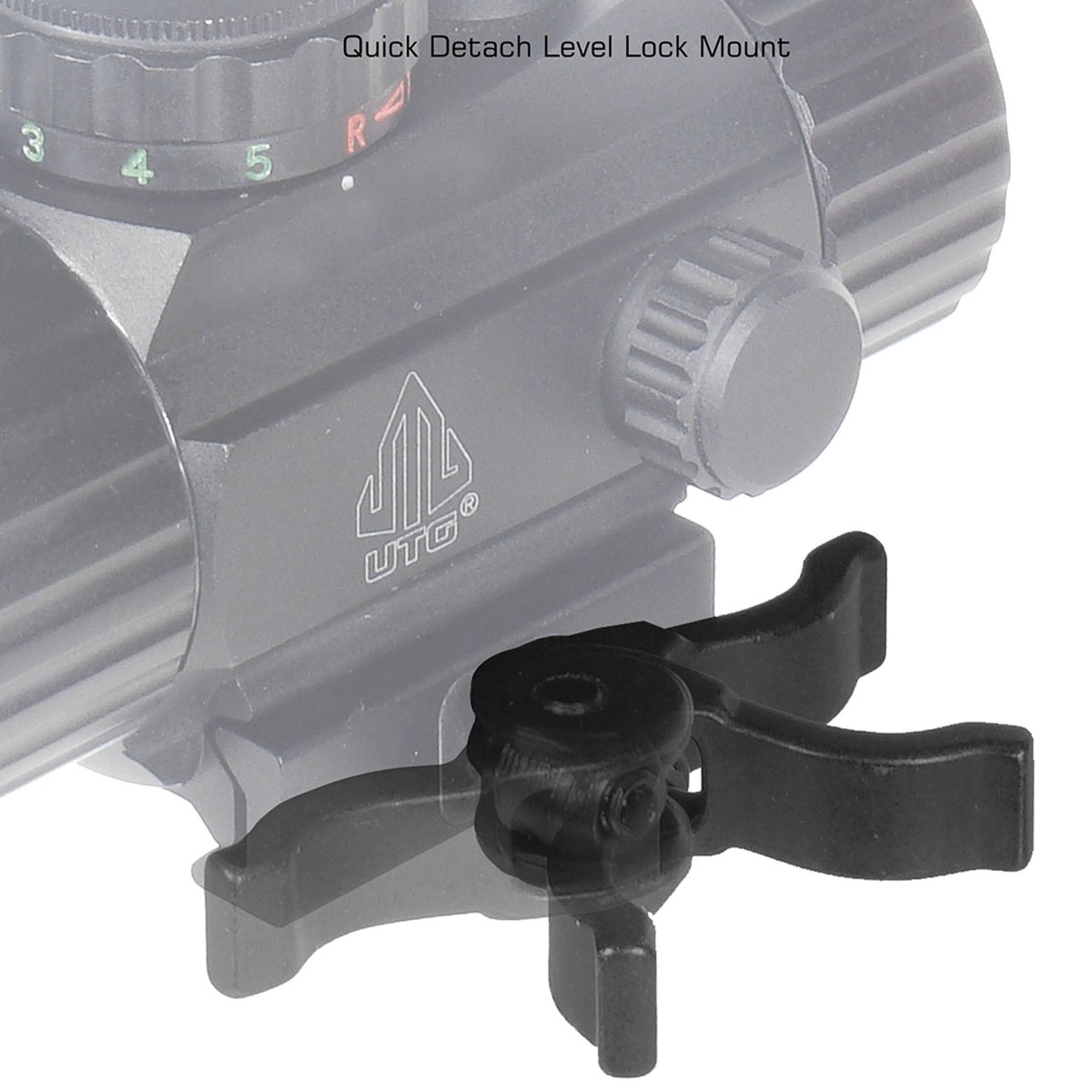 UTG 3.8" ITA Red/Green Circle Dot Sight, w/Integral QD Mount - Forza Sports