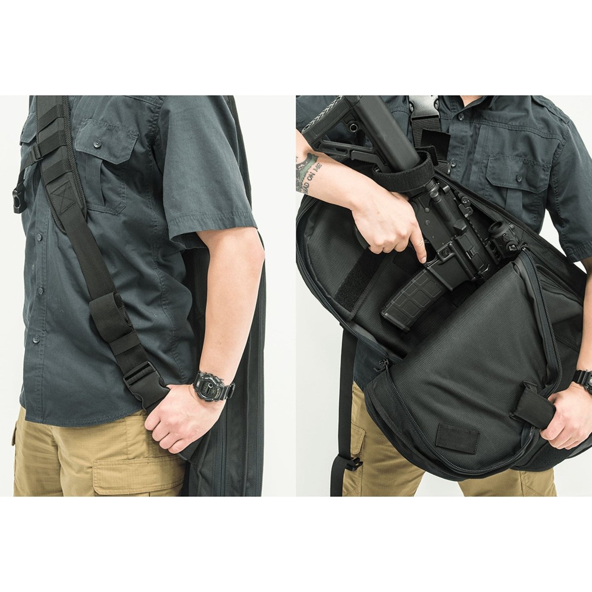 UTG 34" Responder Sling Pack, Black - Forza Sports