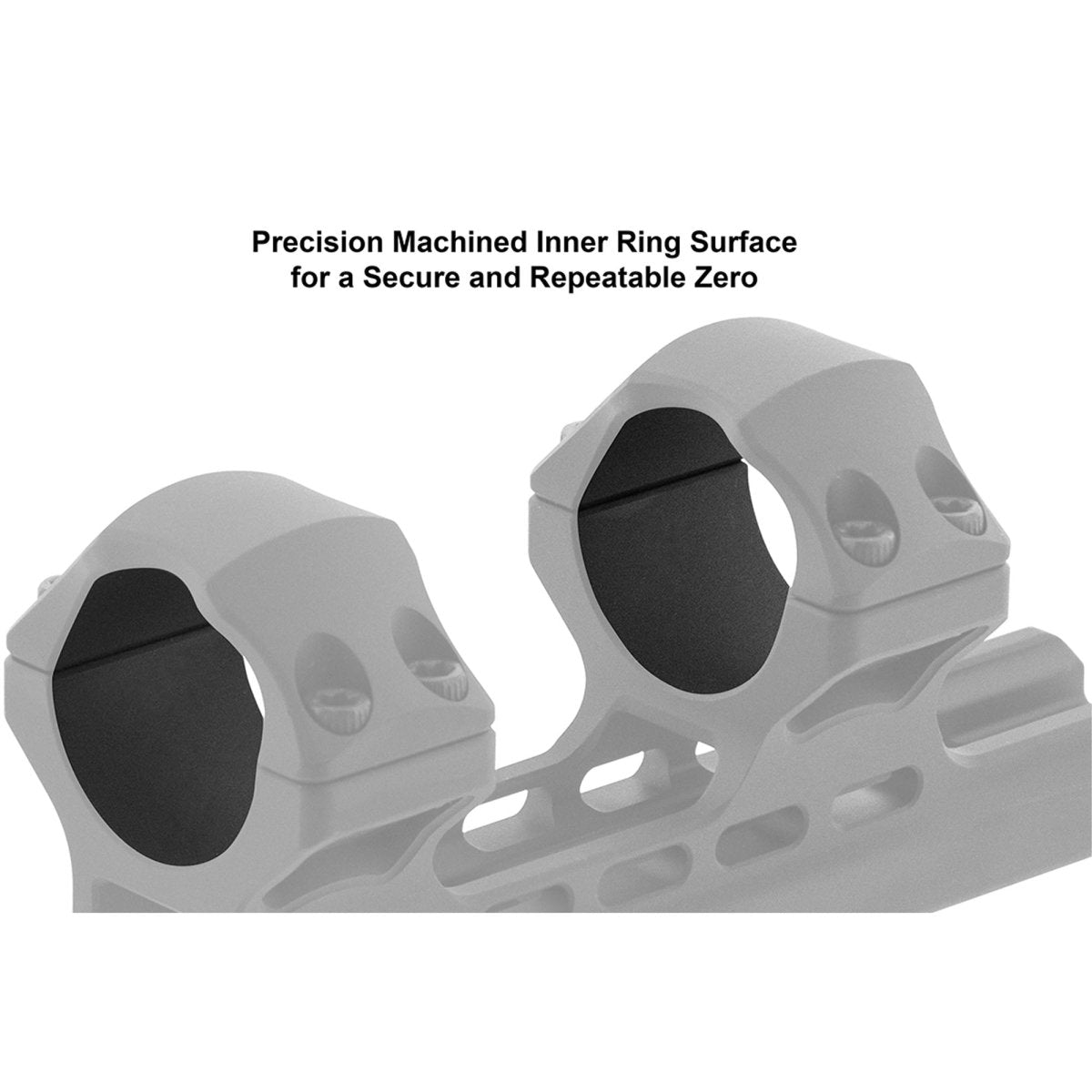 UTG ACCU - SYNC 30mm High Profile Offset Picatinny Rings - Black - Forza Sports