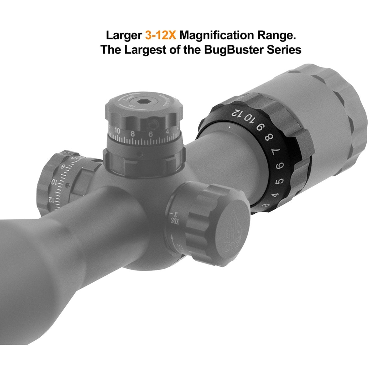 UTG BugBuster 3 - 12X32 1" Scope, Side AO, Mil - dot, QD Rings - Forza Sports