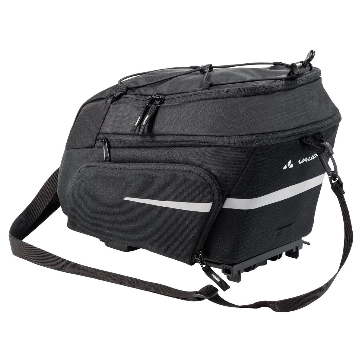 Sacoche Vélo VAUDE Silkroad Plus MIK – 9L Extensible, Noir Et Pratique