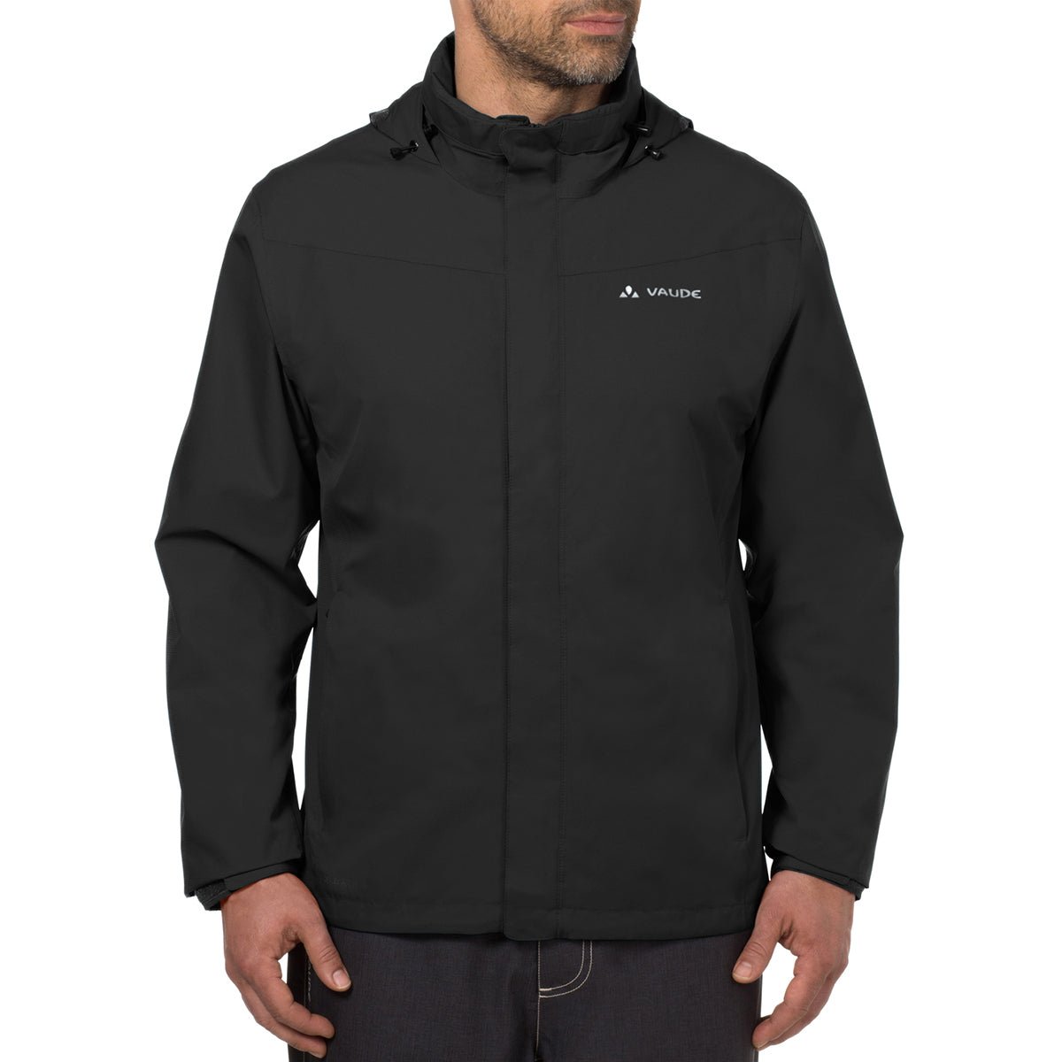 Vaude Escape Bike Light Rain Jacket - Black - Forza Sports