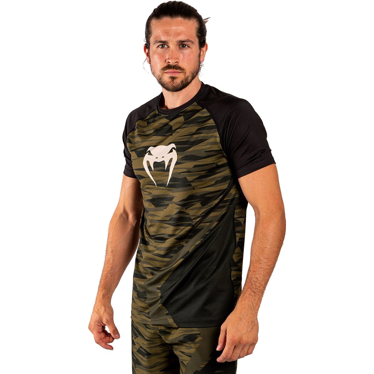 Venum Contender 5.0 Dry Tech T-Shirt - Khaki Camo - Forza Sports