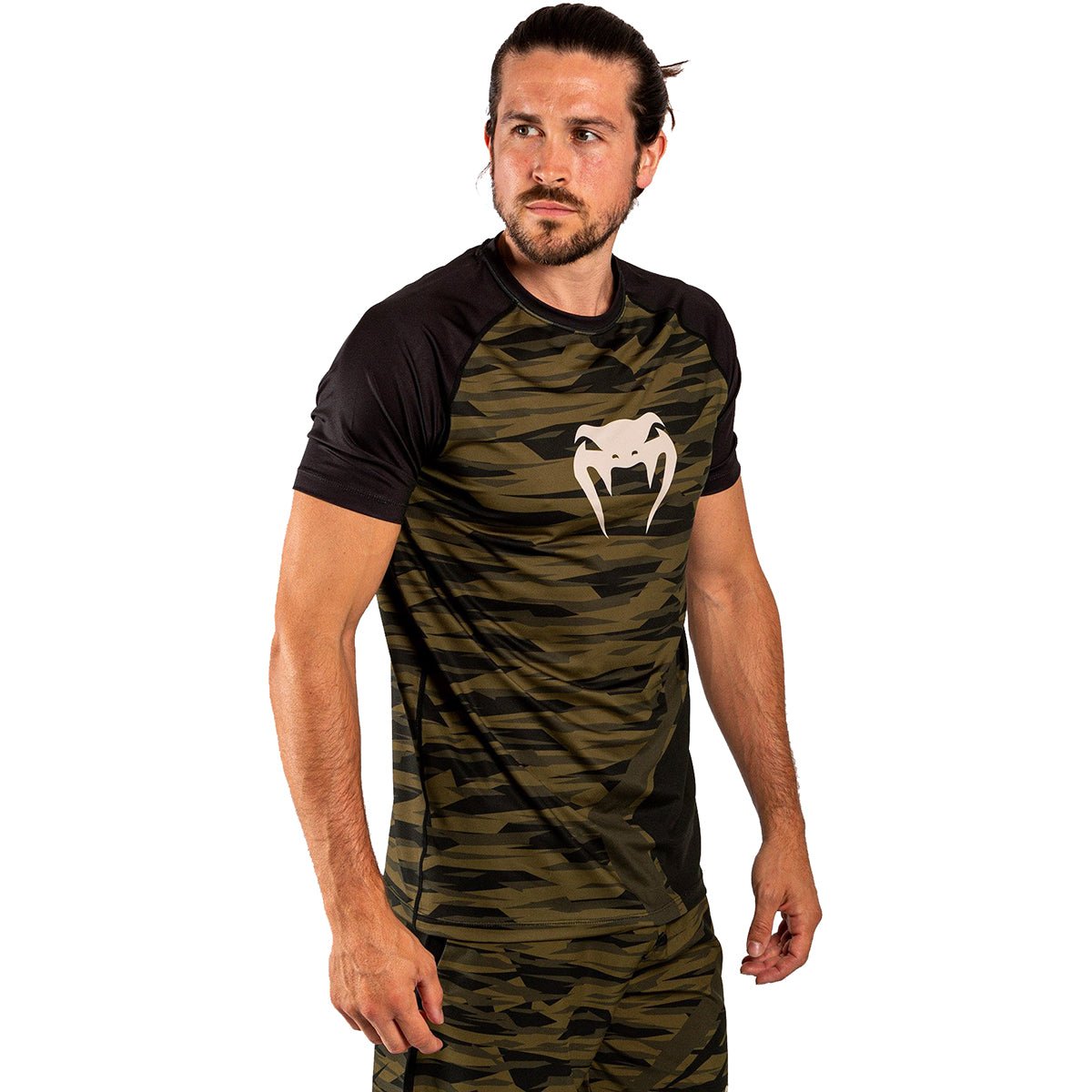 Venum Contender 5.0 Dry Tech T-Shirt - Khaki Camo - Forza Sports