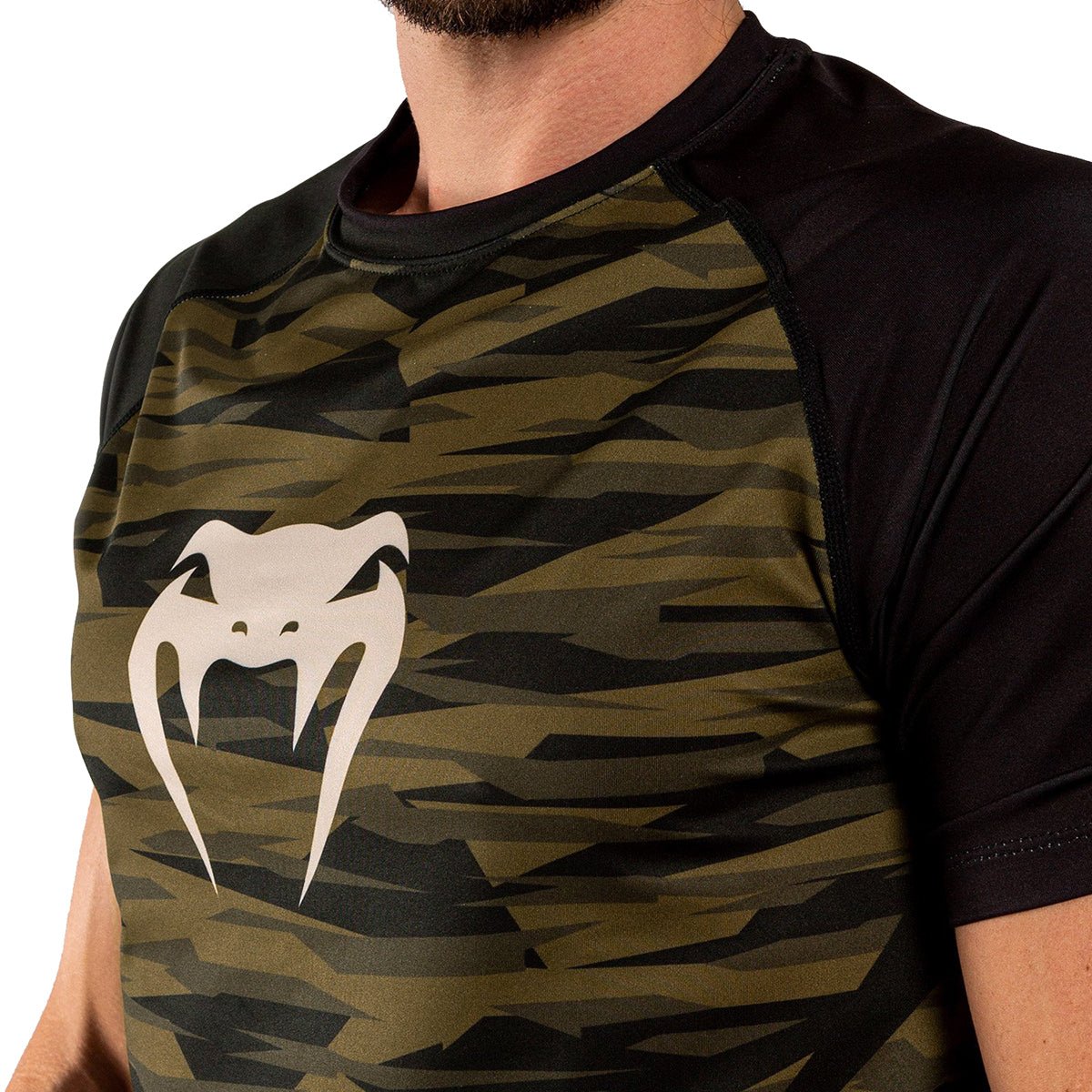 Venum Contender 5.0 Dry Tech T-Shirt - Khaki Camo - Forza Sports