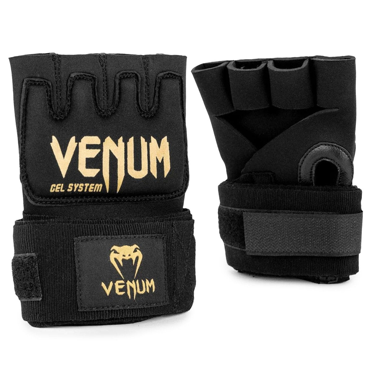Venum Kontact Boxing Gel Glove Wraps - Black/Gold - Forza Sports