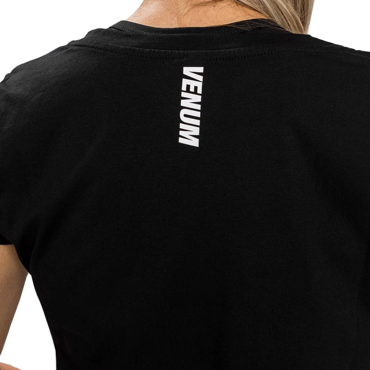 Venum Women's Essential V-Neck T-Shirt - Black - Forza Sports