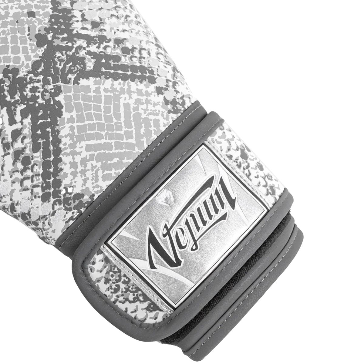 Venum Women's White Snake Hook and Loop Boxing Training Gloves - Forza Sports
