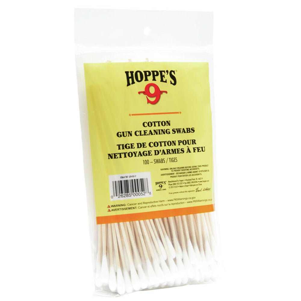 Hoppe's Gun Cleaning Cotton Swabs - Forza Sports