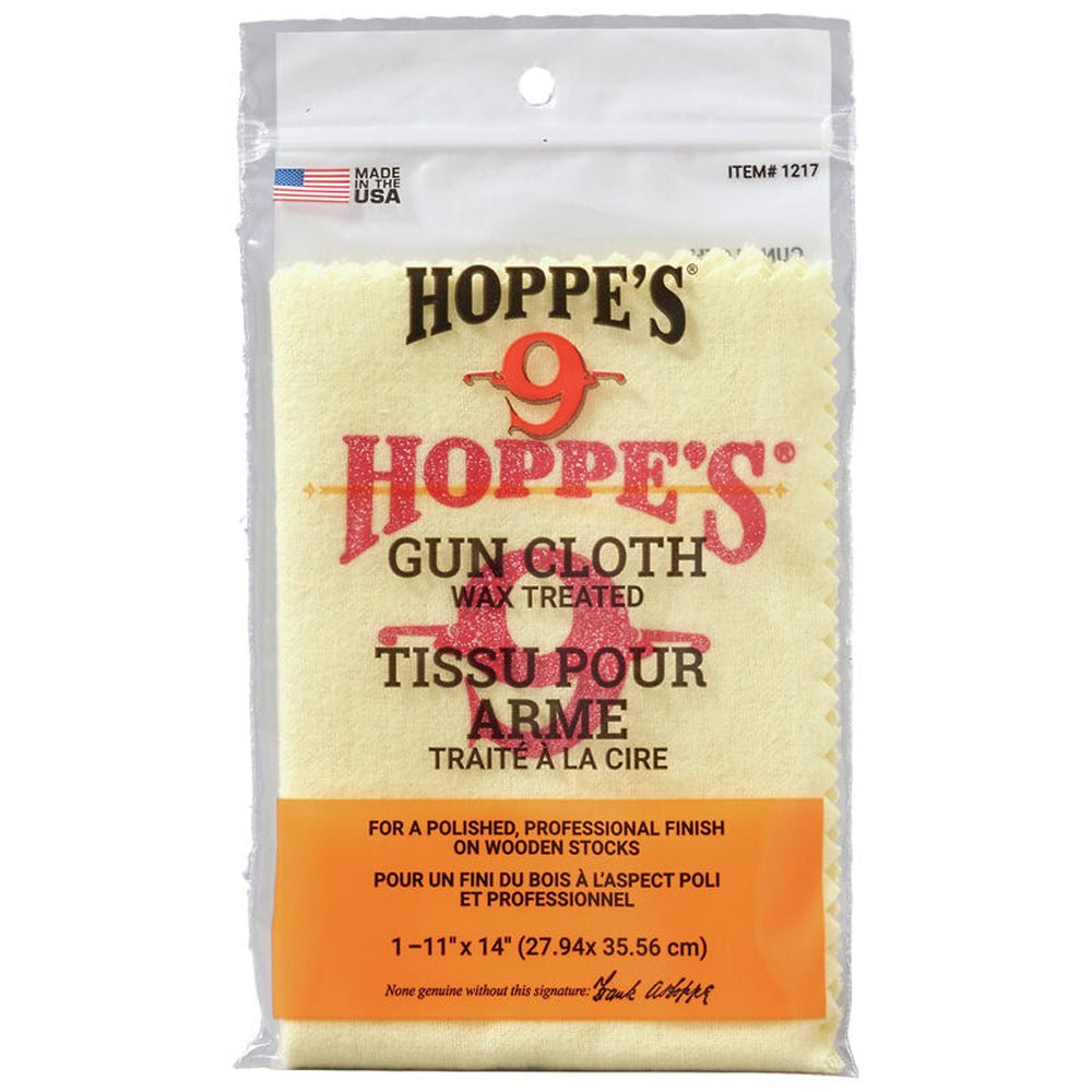 Hoppe's 11" x 14" Wax Treated Gun Cloth - Forza Sports