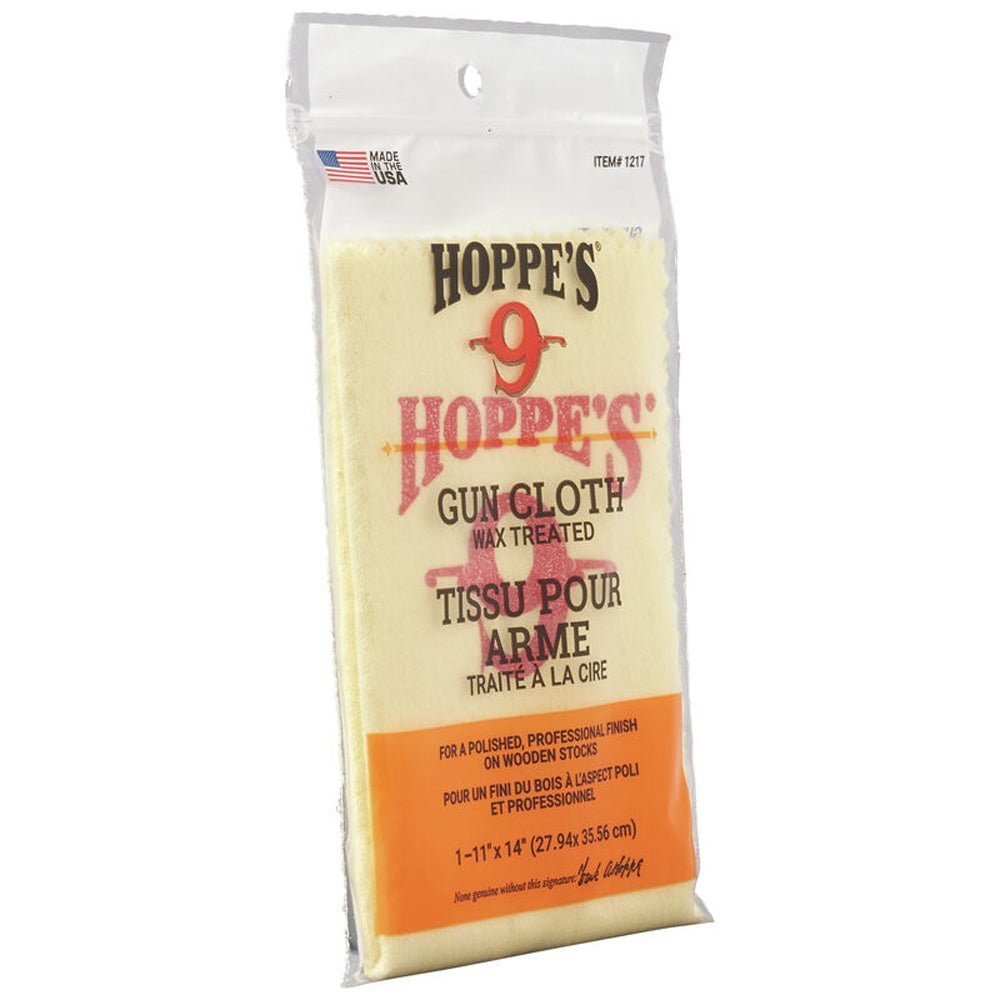 Hoppe's 11" x 14" Wax Treated Gun Cloth - Forza Sports