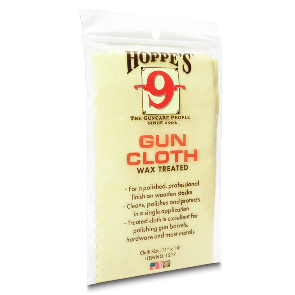 Hoppe's 11" x 14" Wax Treated Gun Cloth Hoppe's