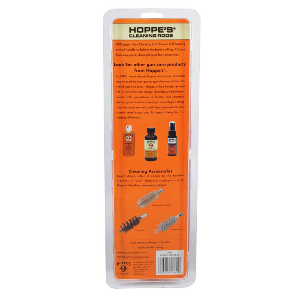 Hoppe's Bench Rest Stainless Steel 3 - Piece Cleaning Rods - Forza Sports