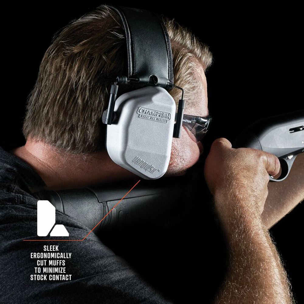 Champion Vanquish Passive Ear Muffs for Shooting - Forza Sports