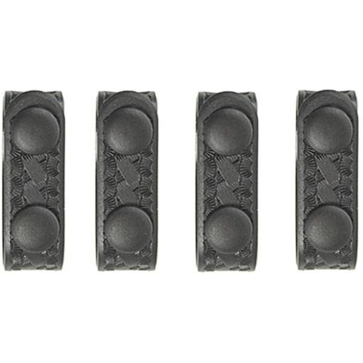 Blackhawk Basketweave Molded Belt Keepers 4-Pack - Black - Forza Sports