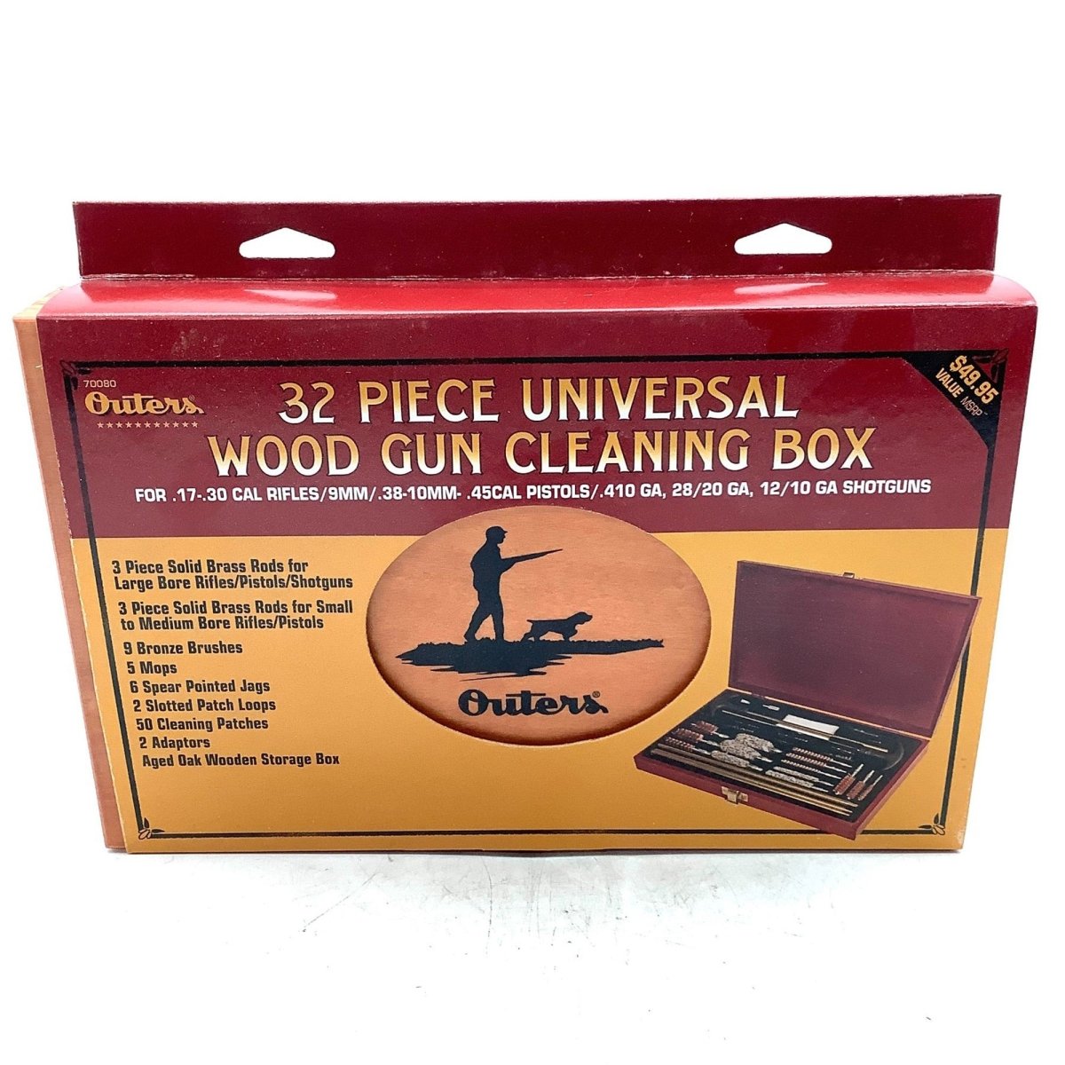 Outers 32 - Piece Universal Wooden Box Cleaning Kit - Forza Sports