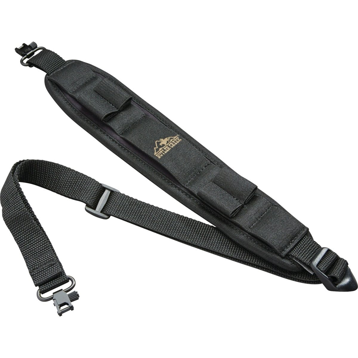 Butler Creek Comfort Stretch Alaskan Magnum Rifle Sling with Swivels - Black - Forza Sports