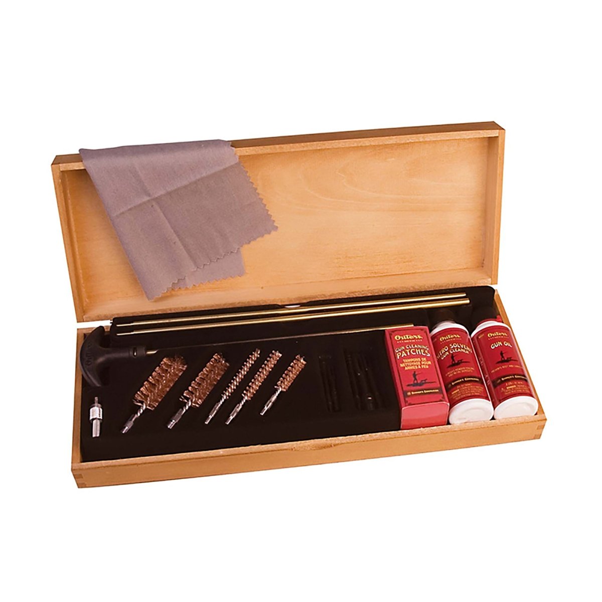 Outers Deluxe Wooden Case Universal Cleaning Kit - Forza Sports